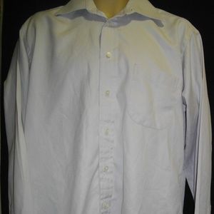 Burberry London Mens Long Sleeve Lavender Shirt